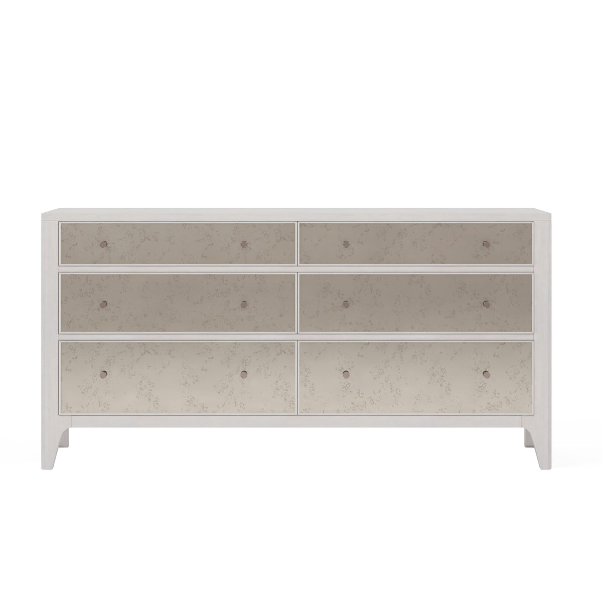 Mezzanine 6 Drawer Mirrored Dresser