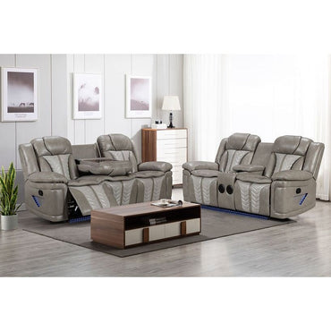 Innova (Grey) Reclining Living Room Set