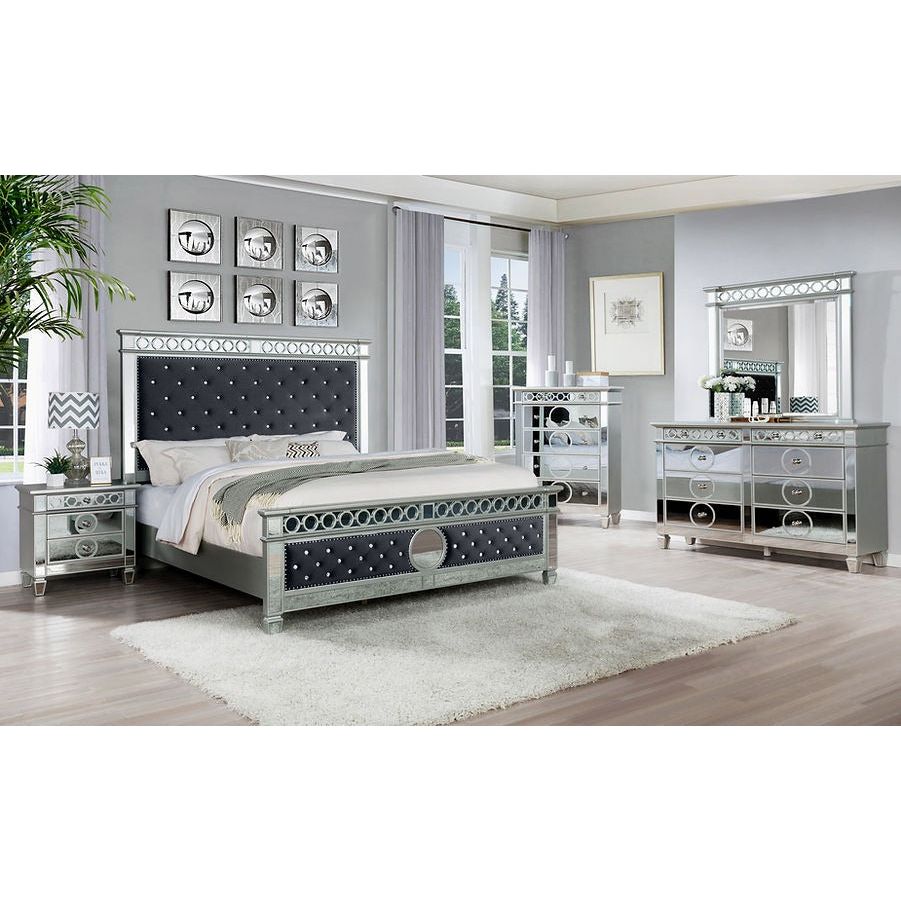 Bella (Grey Velvet) Bedroom Set