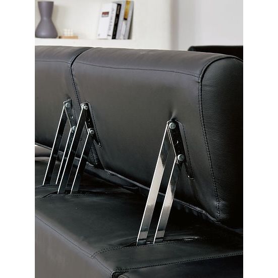 Domo Reclining Living Room Set (Black)