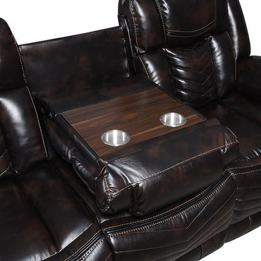 Lucky Charm (Brown) Reclining Living Room Set