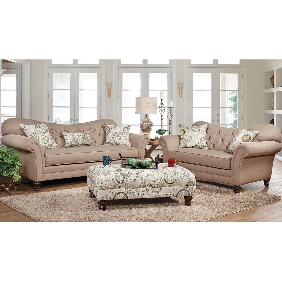 Abington Safari Ottoman