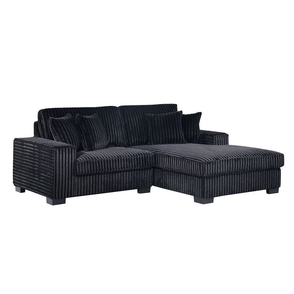 Comfy II 2pcs (Black) Sectional