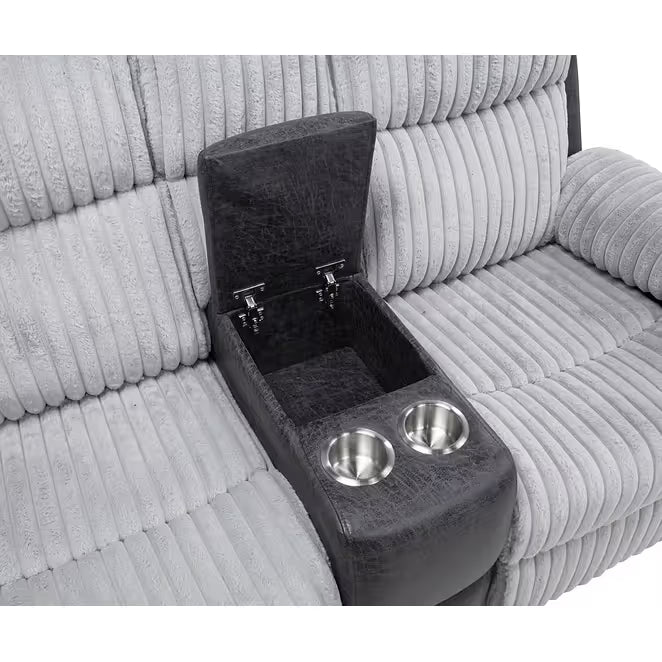 Lexy (Grey) Reclining Living Room Set