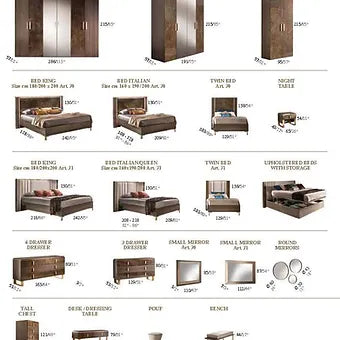 Essenza Collection Bedroom Set