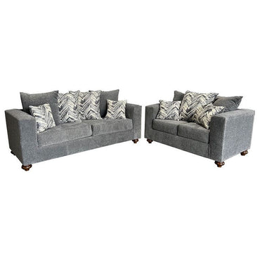 Zander S&L (Grey) Living Room Set