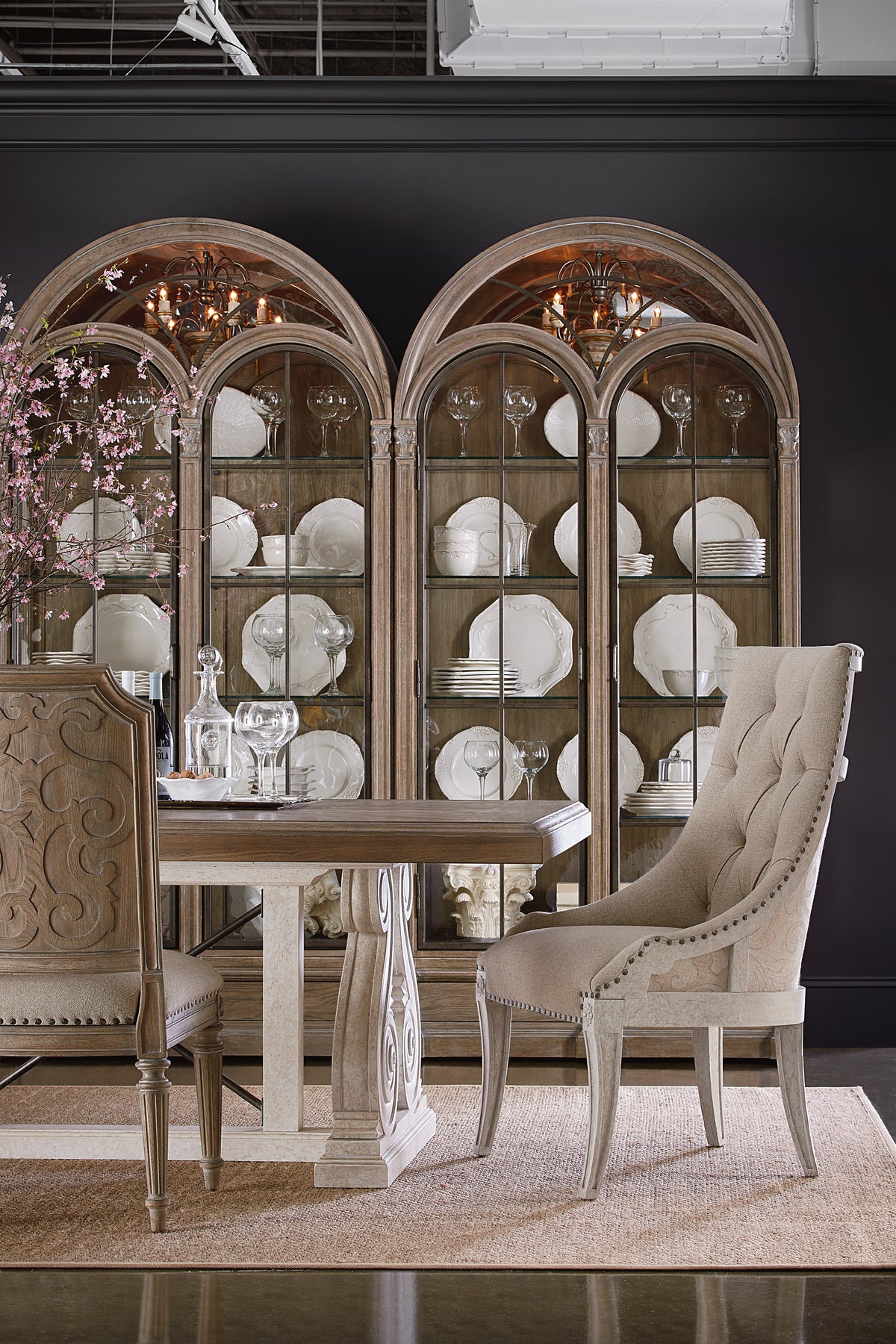 Arch Salvage-Mills Side Chair-Cirrus