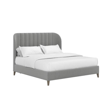 Dante Queen Wide Chn Uph Bed -Slate