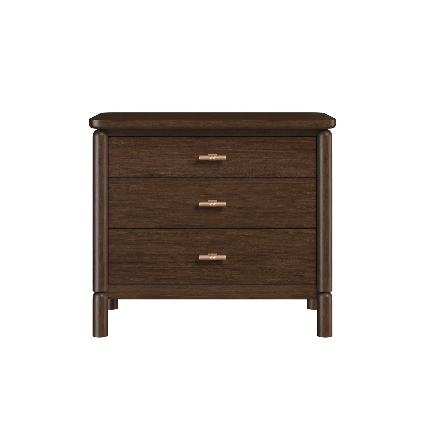 Verge 3 Drawer Nightstand