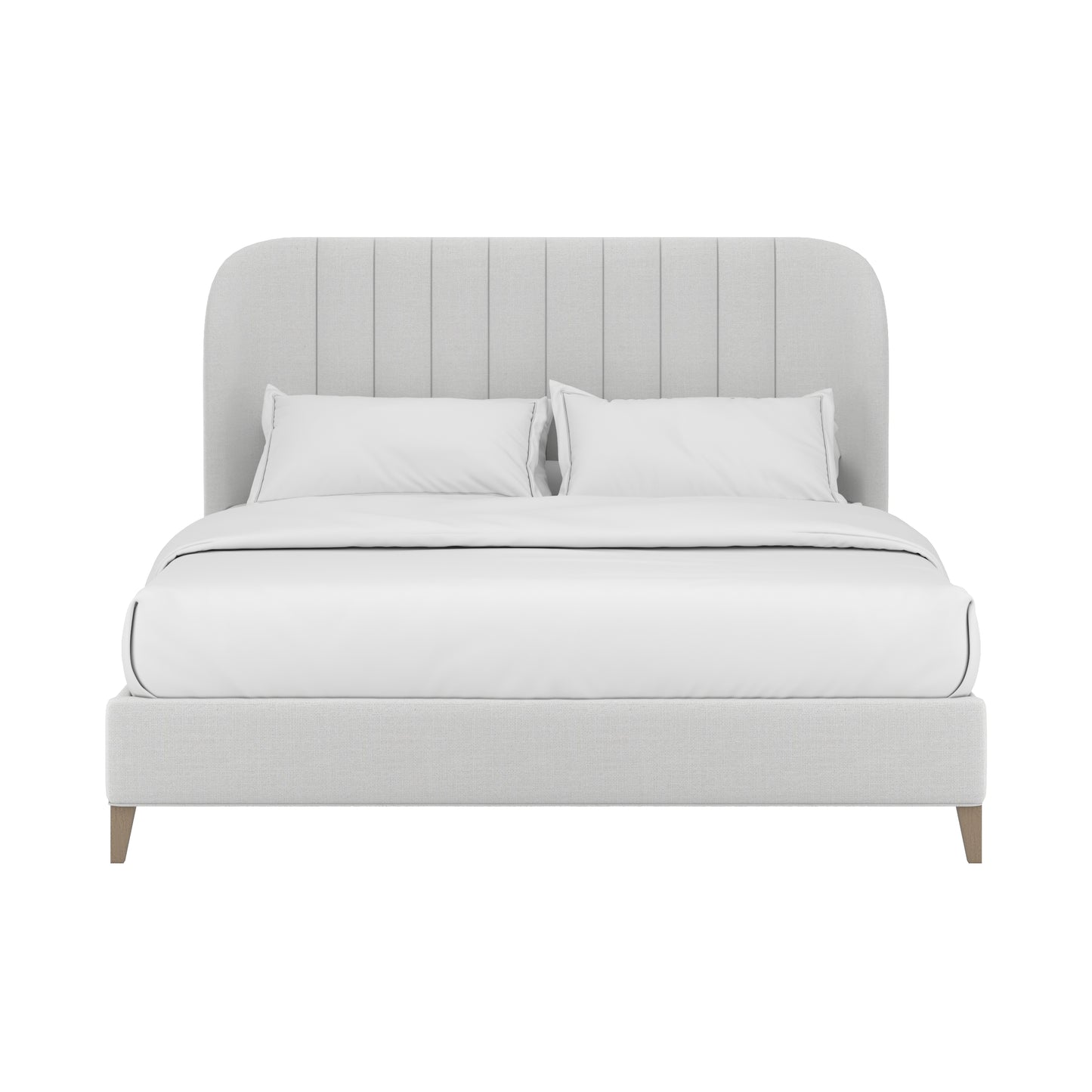 Dante Queen Wide Channel Uph Bed-Cloud