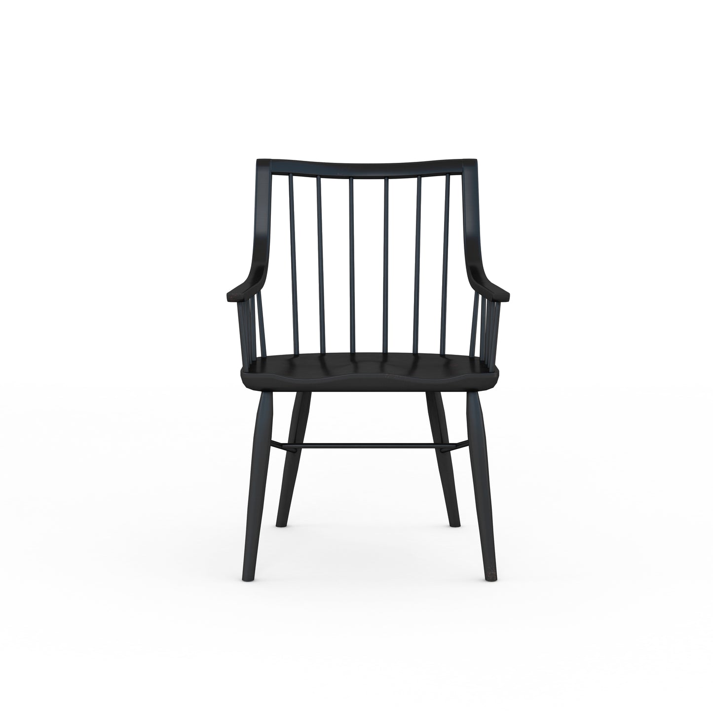 Frame Windsor Arm Chair-Accent Black