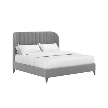 Dante King Wide Channel Uph Bed-Slate
