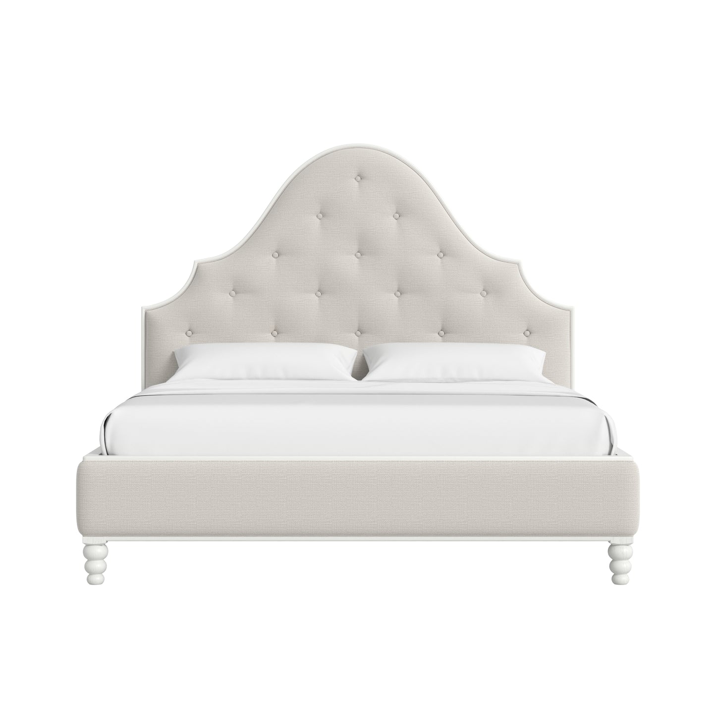 Haven QN Uph Bed-Warm White