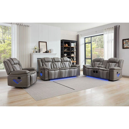 Innova (Grey) Reclining Living Room Set