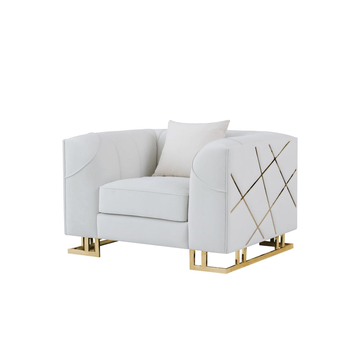 Designer (Off White) Living Room Set
