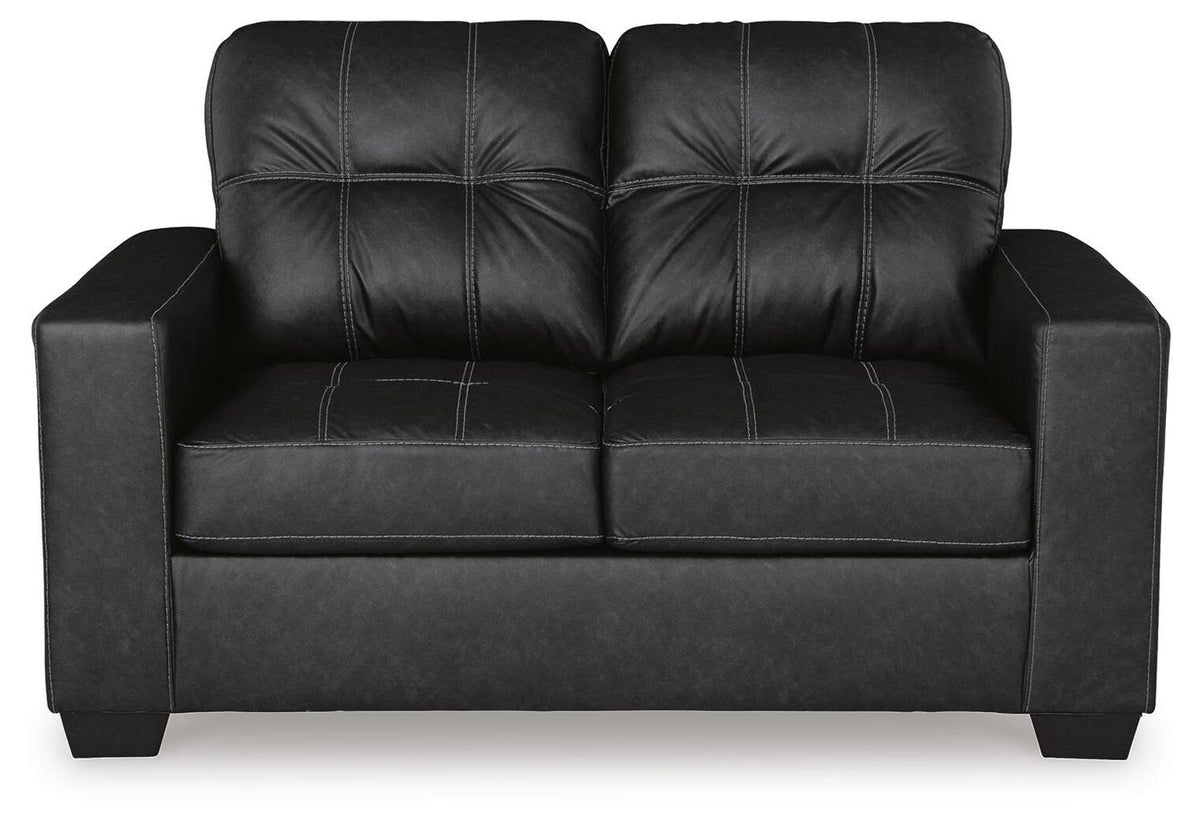 Barlin Mills 2-Piece Sofa and Loveseat - Carbon