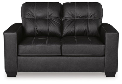 Barlin Mills 2-Piece Sofa and Loveseat - Carbon