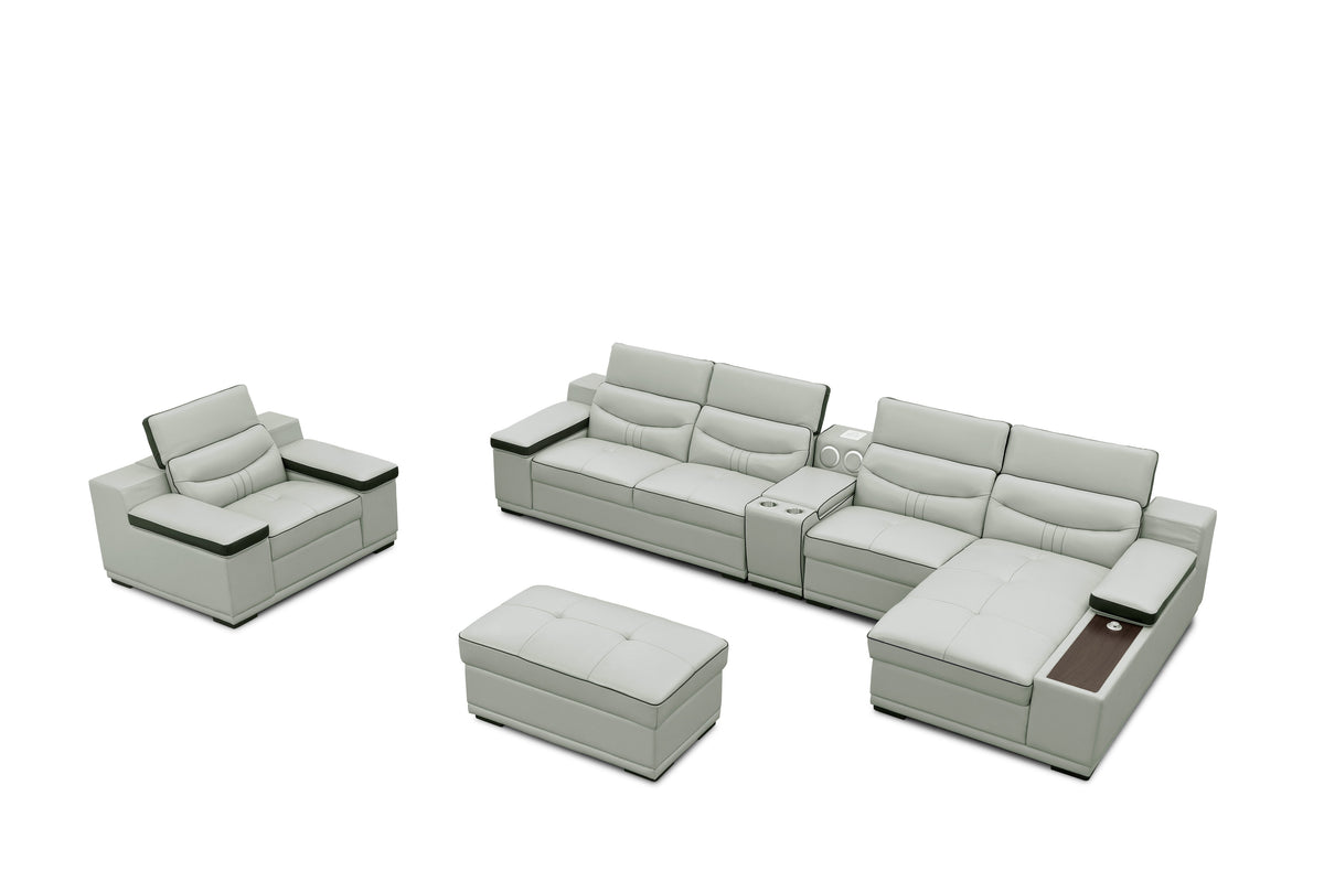Arlet Smart Sectional Sofa (Grey)