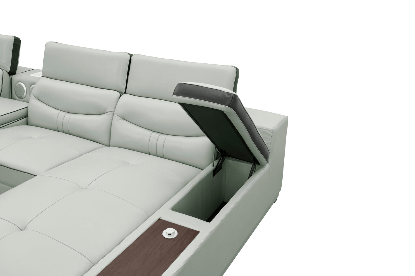 Arlet Smart Sectional Sofa (Grey)