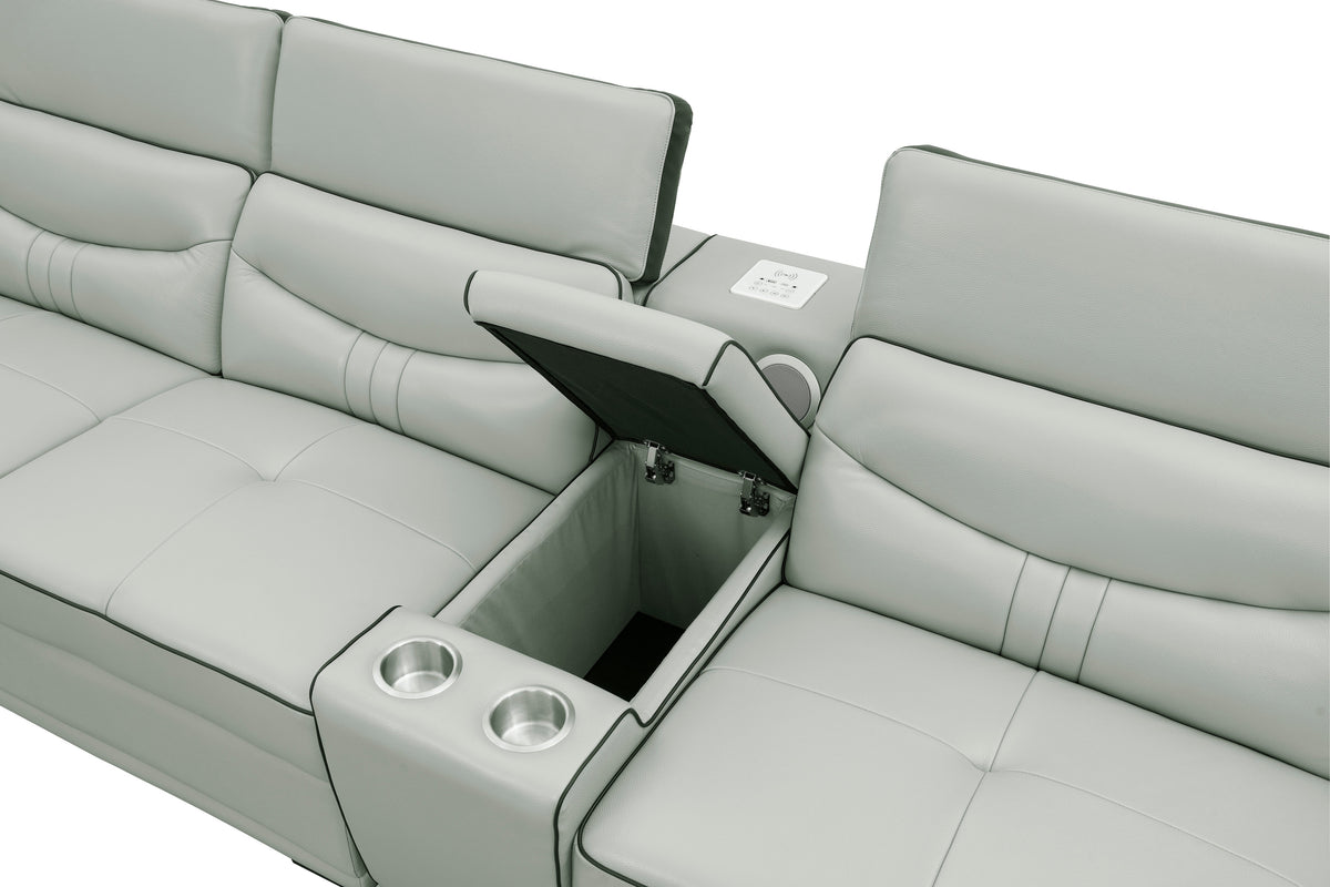 Arlet Smart Sectional Sofa (Grey)
