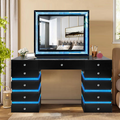 Lily (Black) Vanity Set