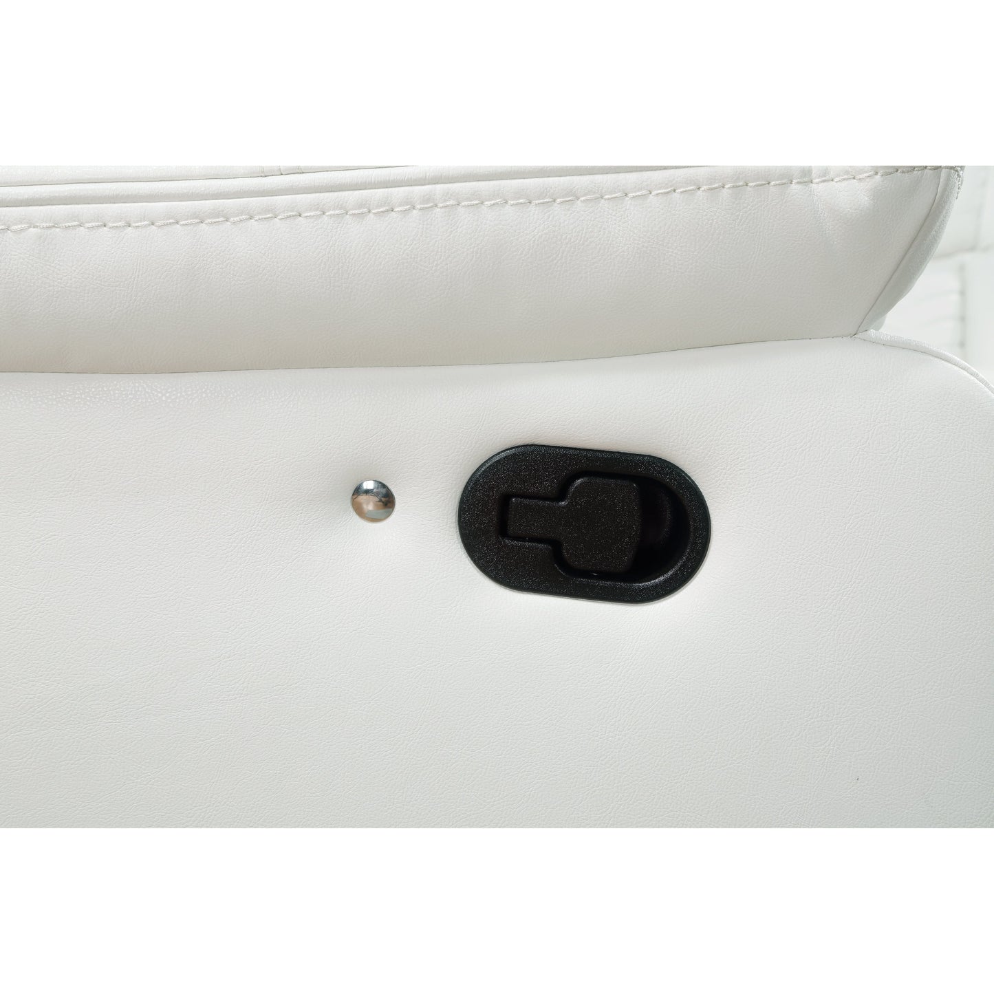 Lucky Charm Sec (White) Reclining Sectional