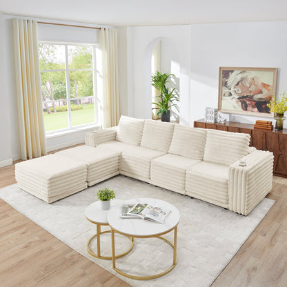 Nuve (Cream) Sectional