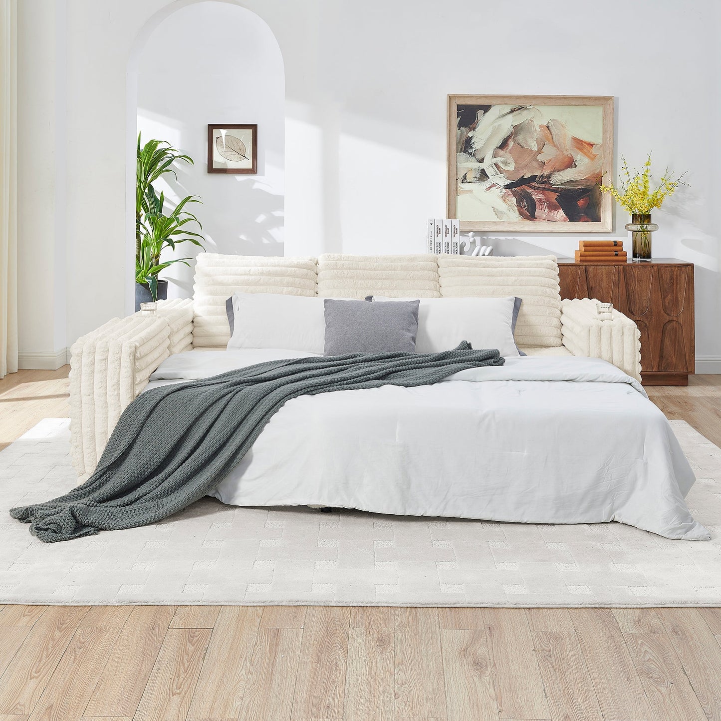 Nuve (Cream) Sectional