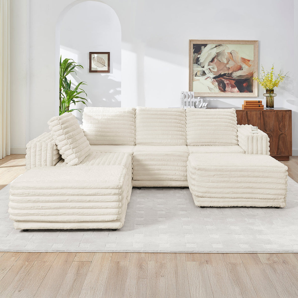 Nuve (Cream) Sectional