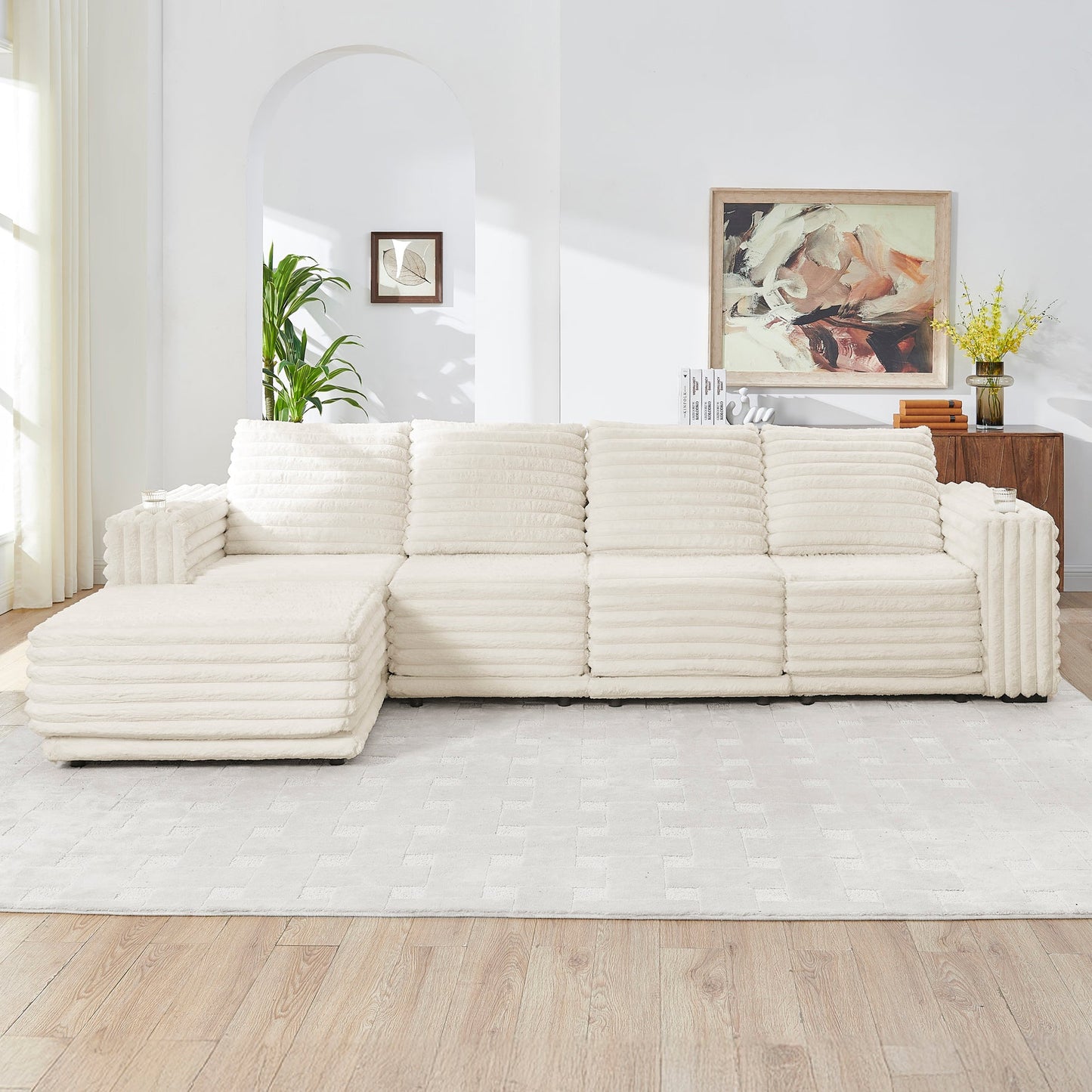 Nuve (Cream) Sectional