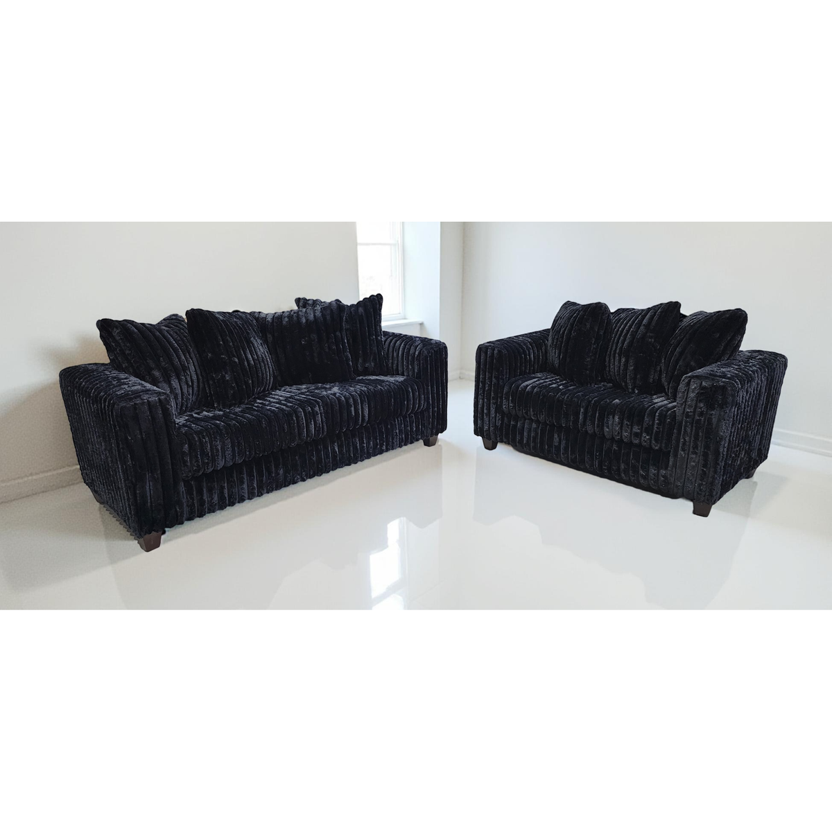 Gia (Black) Living Room Set