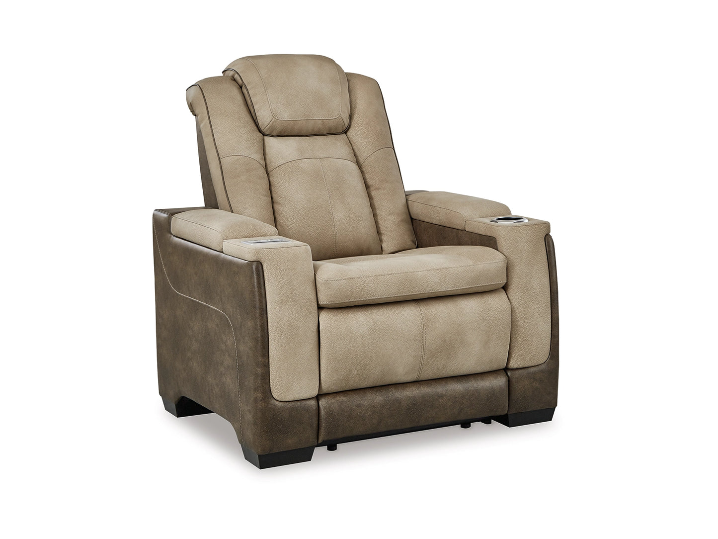 Next-Gen DuraPella Performance Fabric Dual Power Recliner - Sand