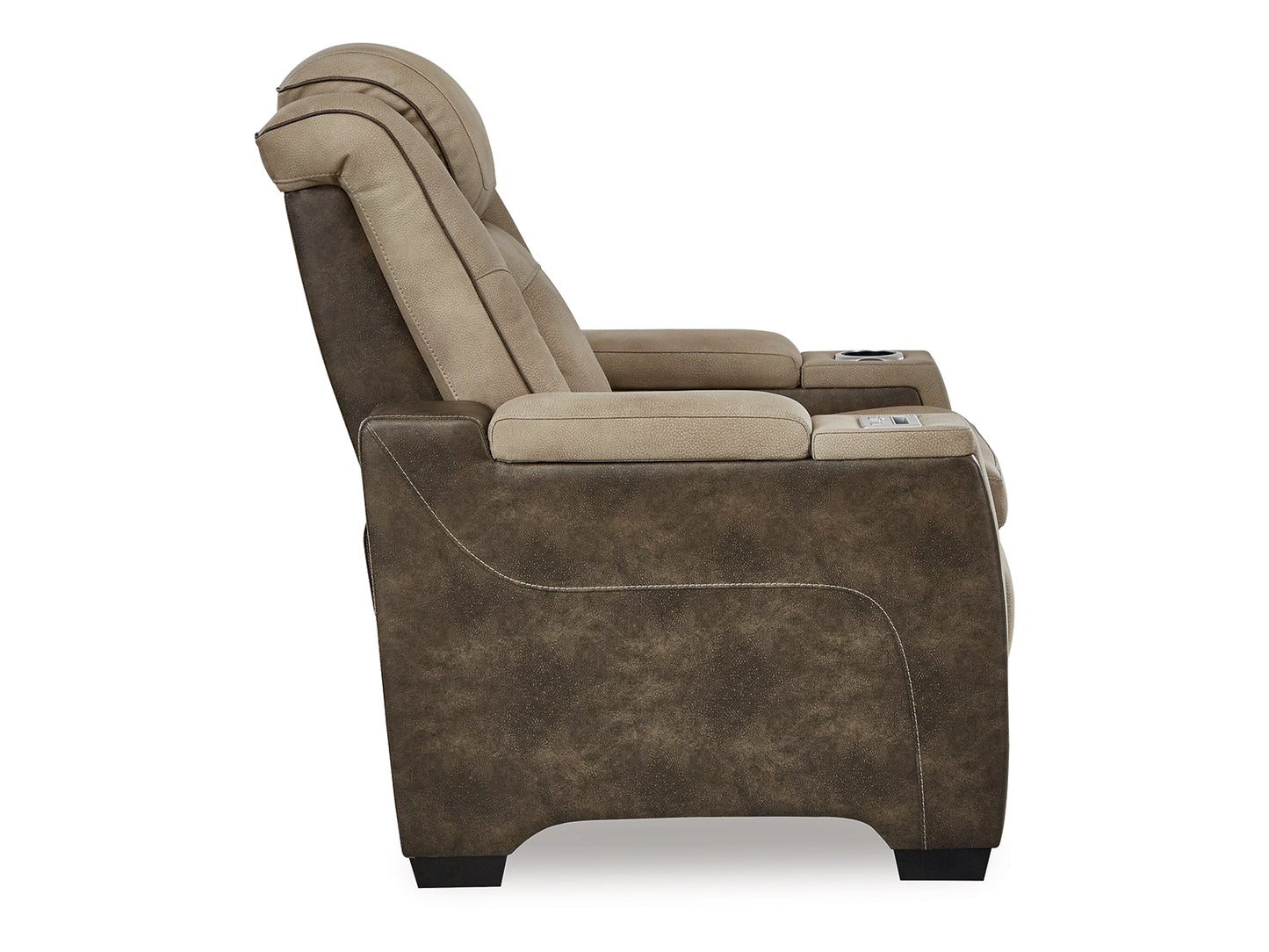 Next-Gen DuraPella Performance Fabric Dual Power Recliner - Sand