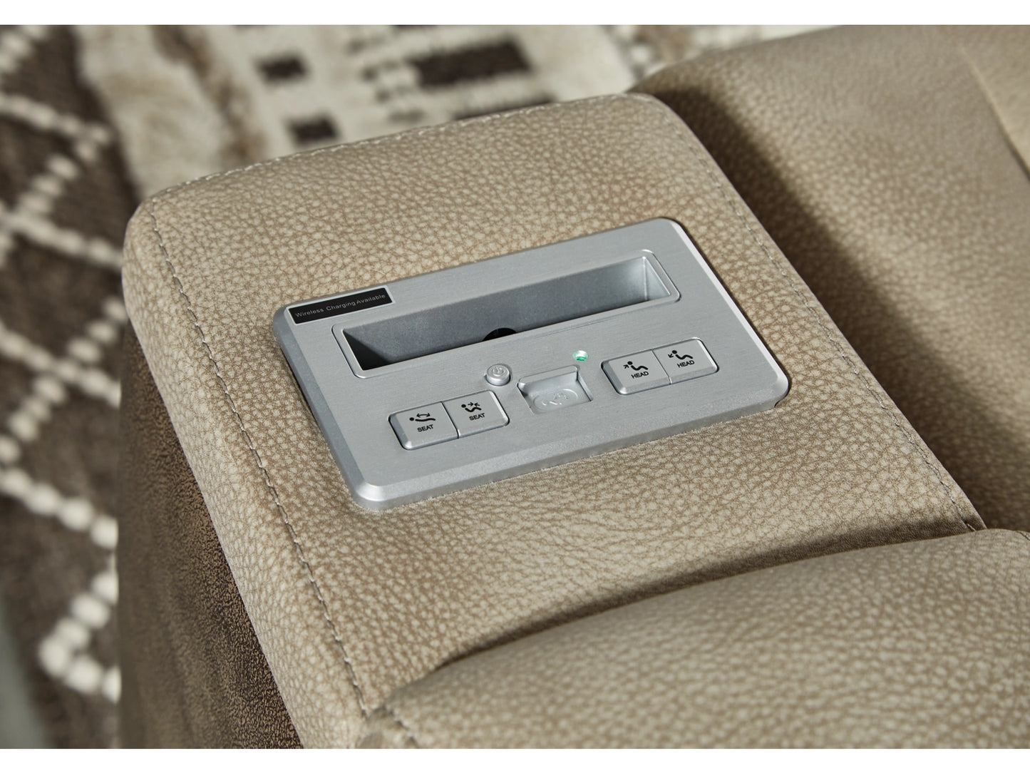 Next-Gen DuraPella Performance Fabric Dual Power Recliner - Sand