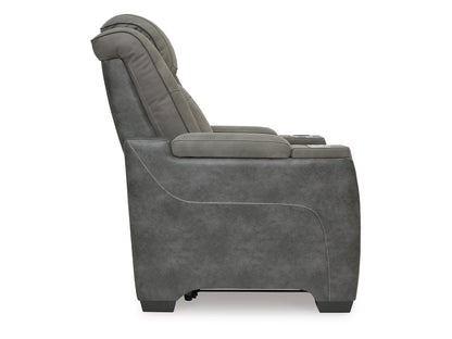Next-Gen DuraPella Performance Fabric Dual Power Recliner - Slate