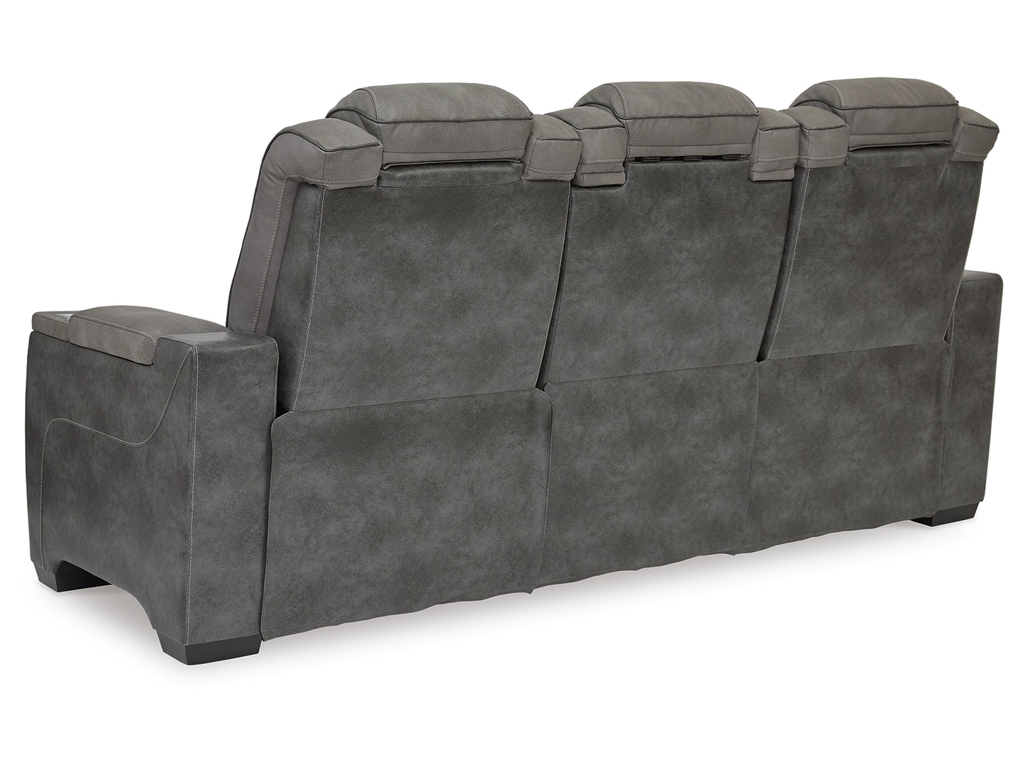 Next-Gen DuraPella Performance Fabric Dual Power Reclining Sofa - Slate