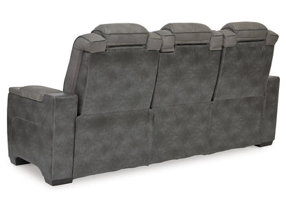 Next-Gen DuraPella Performance Fabric Dual Power Reclining Sofa - Slate