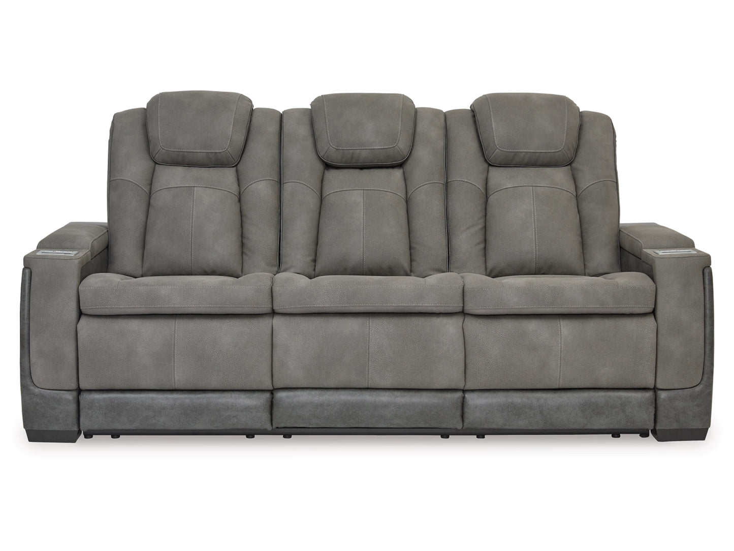 Next-Gen DuraPella Performance Fabric Dual Power Reclining Sofa - Slate