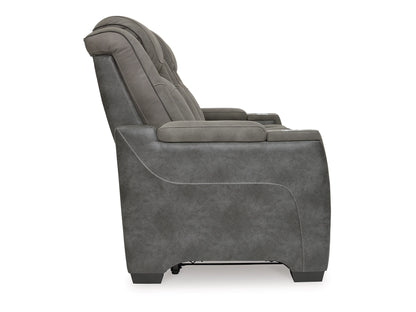 Next-Gen DuraPella Performance Fabric Dual Power Reclining Sofa - Slate