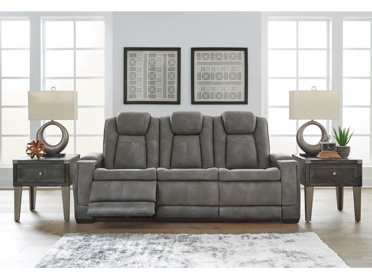 Next-Gen DuraPella Performance Fabric Dual Power Reclining Sofa - Slate
