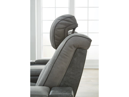 Next-Gen DuraPella Performance Fabric Dual Power Reclining Sofa - Slate