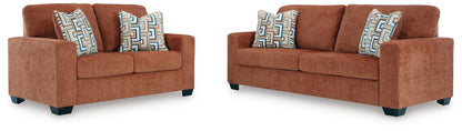 Aviemore 2-Piece Sofa and Loveseat - Spice