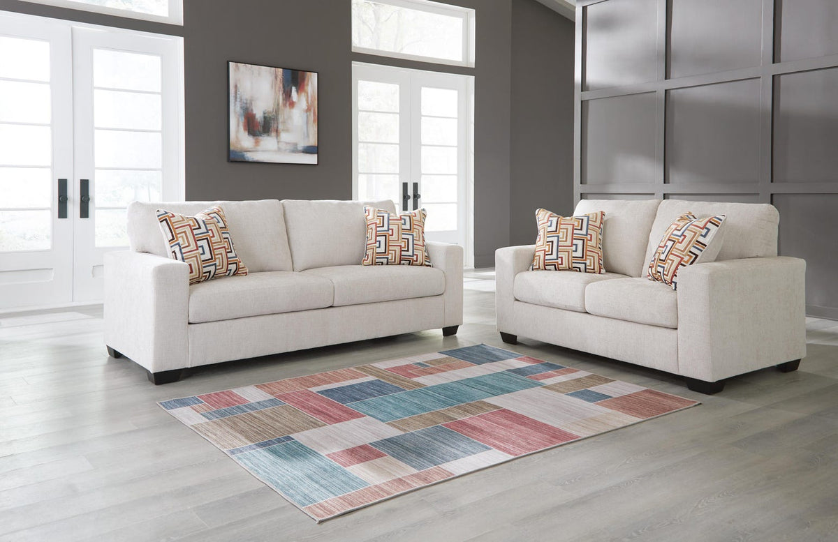 Aviemore 2-Piece Sofa and Loveseat - Stone