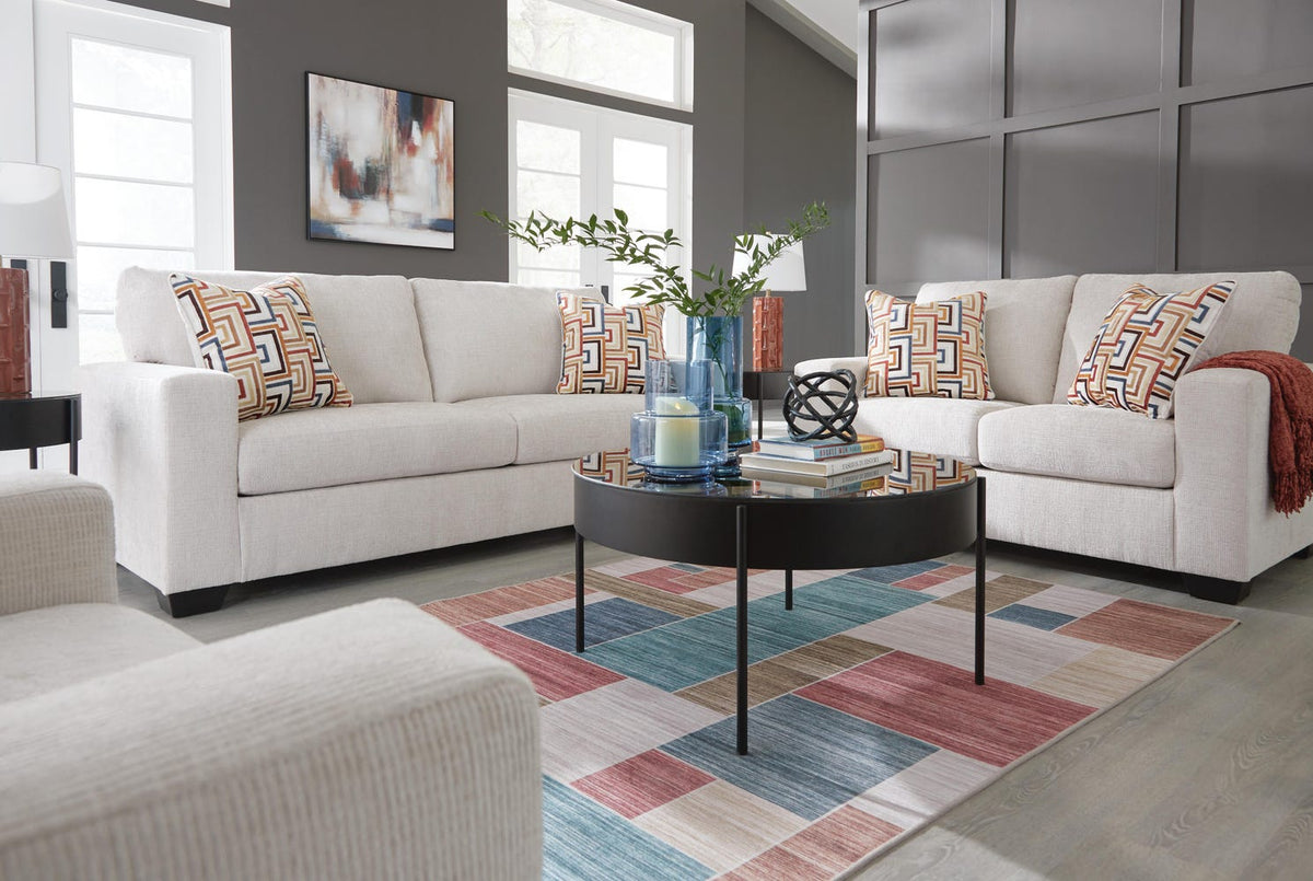 Aviemore 2-Piece Sofa and Loveseat - Stone