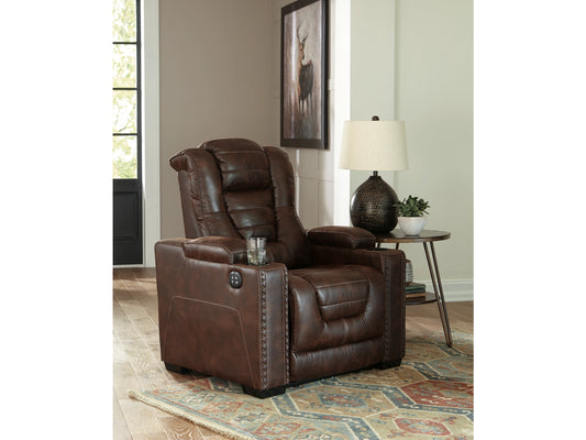 Owner's Box Dual Power Recliner - Thyme