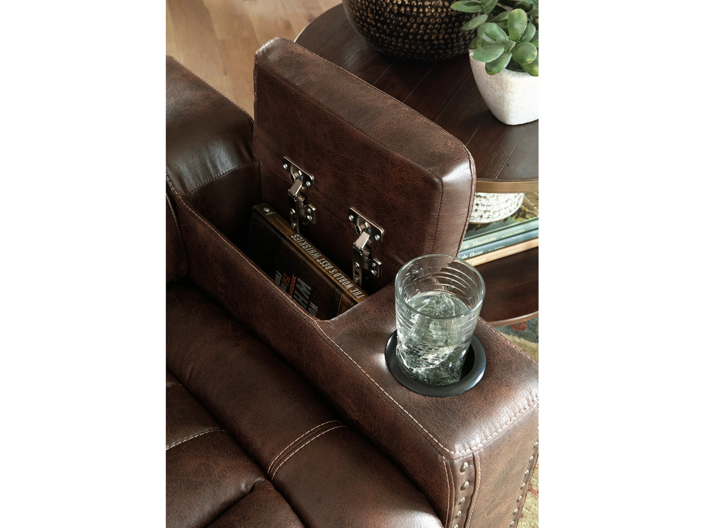 Owner's Box Dual Power Recliner - Thyme
