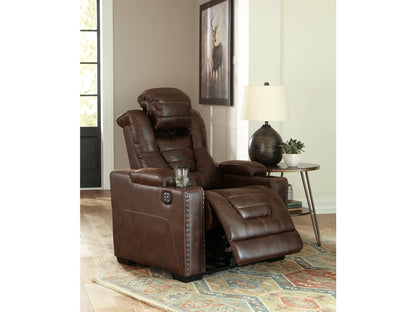 Owner's Box Dual Power Recliner - Thyme