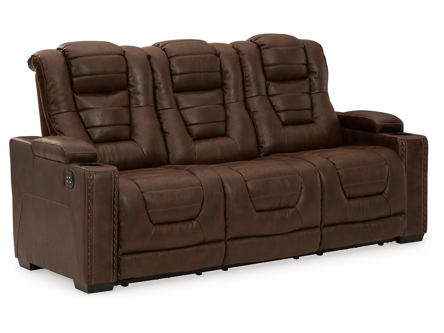 Owner's Box Dual Power Reclining Sofa - Thyme