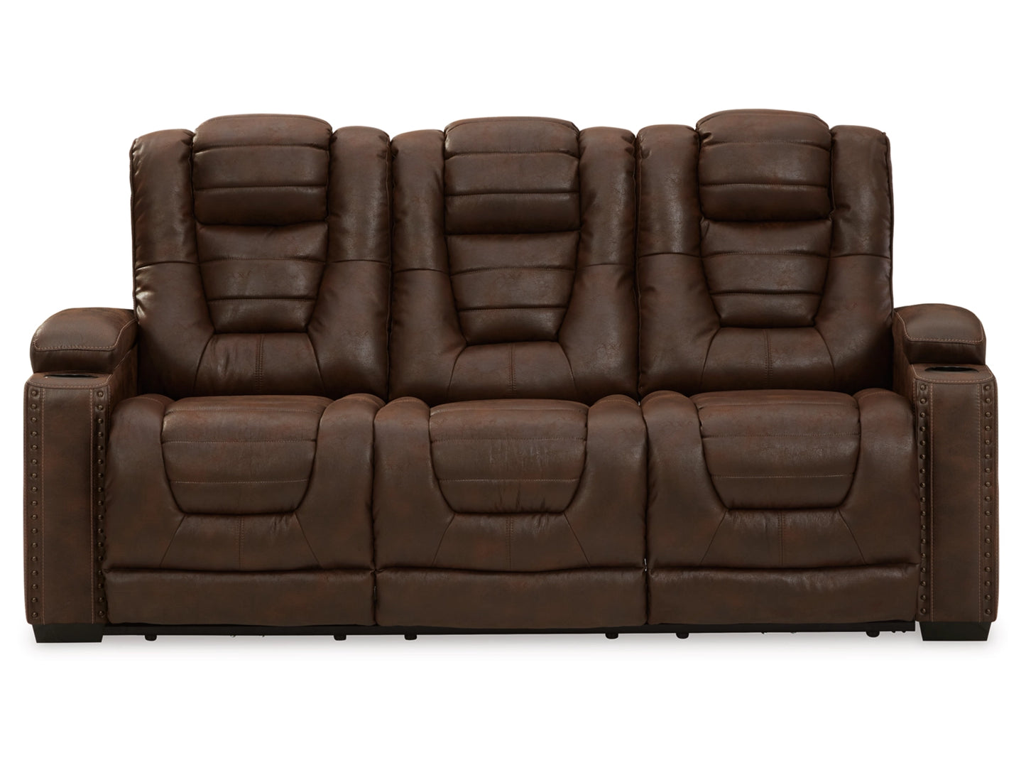 Owner's Box Dual Power Reclining Sofa - Thyme