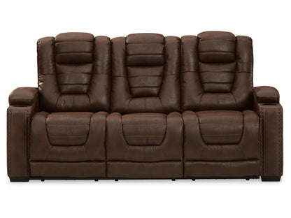 Owner's Box Dual Power Reclining Sofa - Thyme